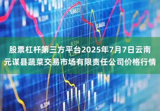 股票杠杆第三方平台2025年7月7日云南元谋县蔬菜交易市场有限责任公司价格行情
